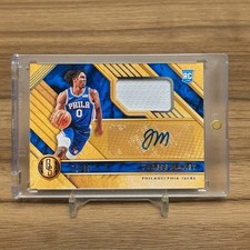 2020 GOLD STANDARDS RC TYRESE MAXEY ROOKIE JERSEY AUTO /99