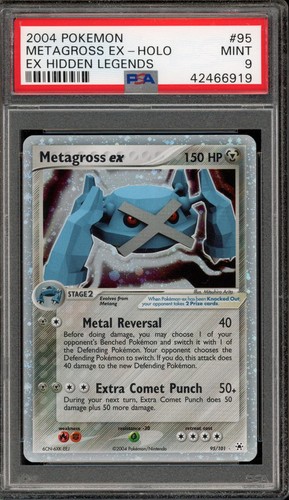 Metagross ex graded PSA 9 for sale on eBay