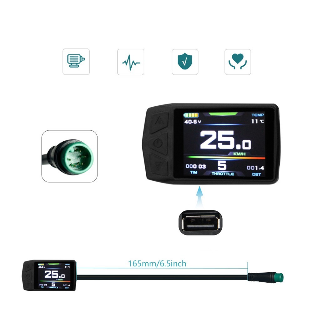 Premium For KT Controller LCD Display Meter For Electric Bike Conversion Kit