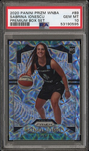 2020 Panini Prizm WNBA #89 Sabrina Ionescu RC Premium Scope /99 PSA 10 ROOKIE