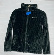 Columbia Girls Youth Fire Side Sherpa Jacket - Size L - 14-16 Full Zip Green NWT