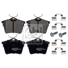 Satz Bremsbeläge Bremsklötze hinten für Peugeot 407 6C 6D SW 6E 607 9D | 2391