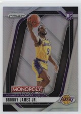 2024-25 Panini Prizm Monopoly Silver Prizm Bronny James Jr #45 16k2