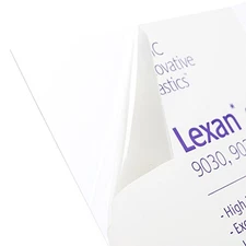 Lexan Sheet Polycarbonate .030 1/32 Thick Clear 12 X 12