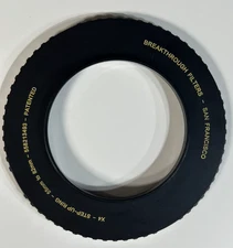 Breakthrough Photography 55mm to 82mm Step-Up Lens Adapter Ring Machined Brass