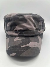 Men's Military Woodland Camo Patrol Cap - Army Cadet Style Hat
