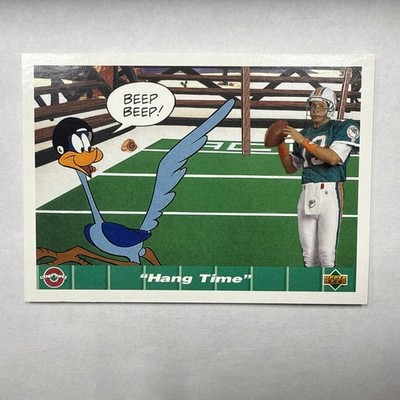 DAN MARINO 1992 UPPER DECK ODDBALL CARD #27 with Roadrunner Cartoon Chrarcter