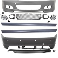 Sport Bodykit StoßStange+Seite Passt FüR BMW E46 +ZubehöR FüR M Technik II Paket