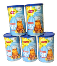 5 PACK NEW Lipton Unsweetened Instant Iced Tea 28 Quarts EXP 4/27 Free Shipping