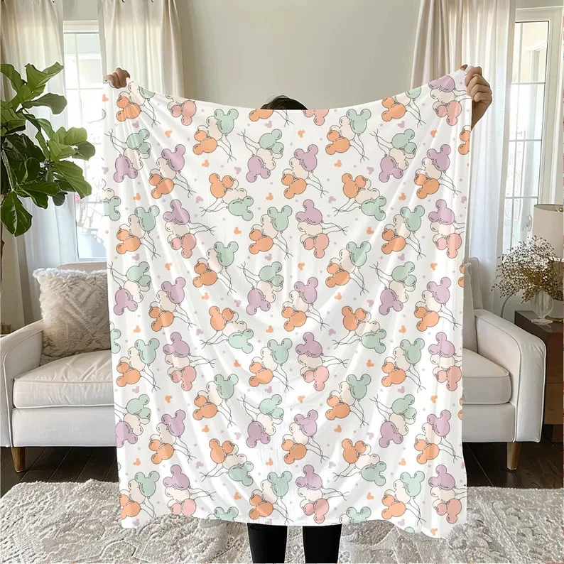 Disney Mickey Balloon Fleece Blanket