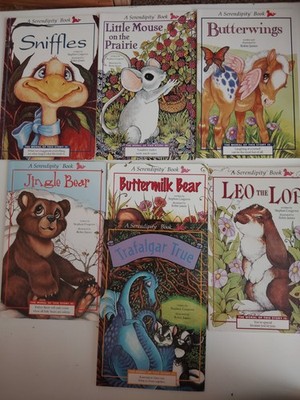 Lot of 7 Serendipity Books Stephen Cosgrove Leo the Lop Jingle Bear Butterwings