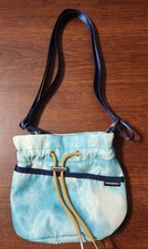 Borsa a tracolla Converse tracolla regolabile mini blu verde