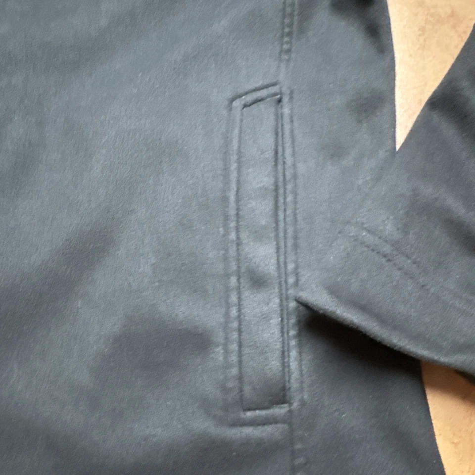 Marmot Jacket Mens Sz Medium Black Full Zip Fleece Softshell Snap Pockets - Image 2 of 4