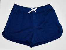NWT Polo Ralph Lauren Girls Navy Blue Twill Gym Shorts sz 7