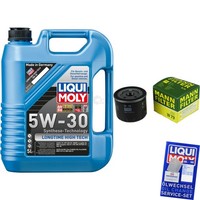 Inspektionspaket 5L Liqui Moly Longtime 5W-30 FüR Dacia Duster Lodgy 1.5 Dci