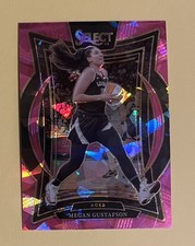 2025 Panini Select Megan Gustafson Pink Ice Concourse #17 Aces