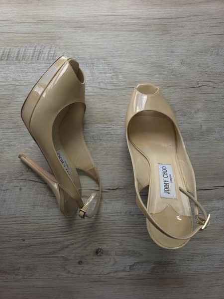Women Jimmy Choo Heels Multicolor Leather 38