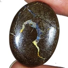 25.50 Cts Natural Boulder Opal Cabochon Oval Shape Gemstone 19x25x5 mm LM-415