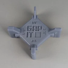 GAP IT Auto Body Gap Tool for checking 1/8", 3/16", 1/4" & 5/16" gaps