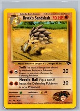 Brock's Sandslash 36/132 Uncommon Gym Challenge Pokemon Unlimited MP on eBay