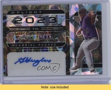2022 Leaf Metal Flight 2023 To 1/1 Gabriel Hughes #FT-GH2 Auto 0bz
