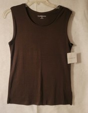 Brown Croft & Barrow Sleeveless Top - New wit...