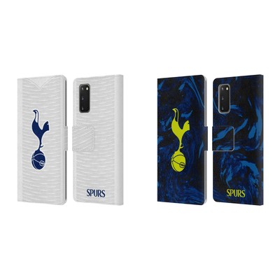 TOTTENHAM HOTSPUR F.C. 2021/22 BADGE KIT LEATHER BOOK CASE FOR SAMSUNG PHONES 2