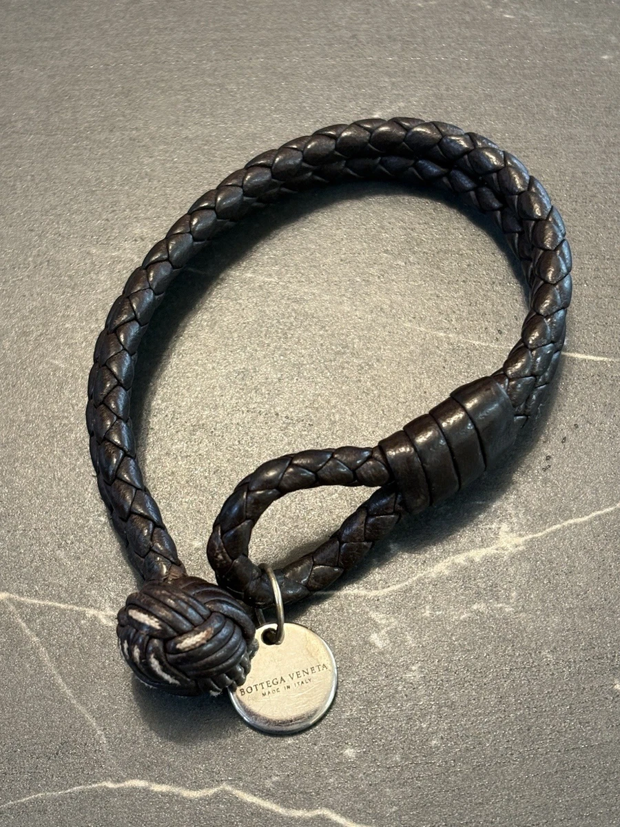Bottega Veneta Black Leather Fashion Bracelets for sale | eBay