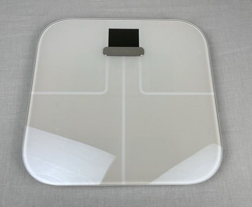 Garmin Index S2 Smart Scale White Tested Working VGC