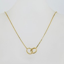 Cartier Love Anhänger halb ausgefasst mit 0,22ct Brillant in 750/18K Gelbgold