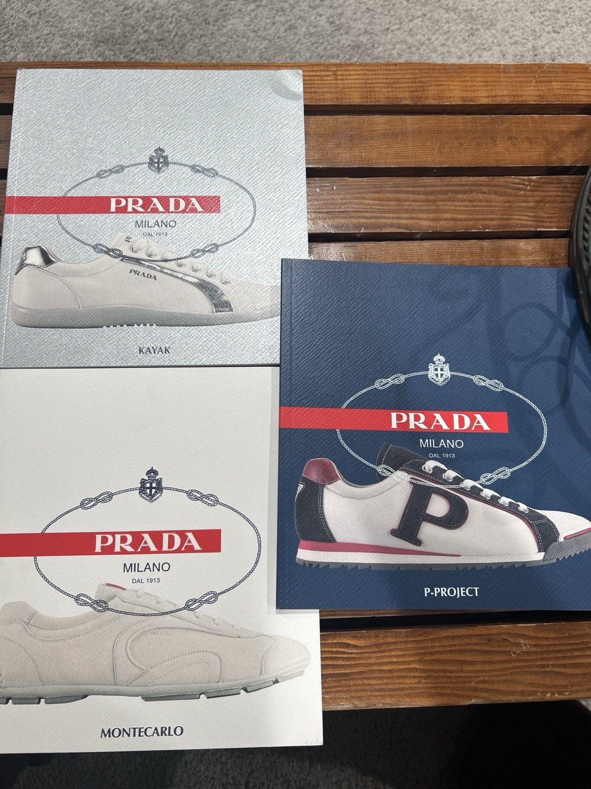Prada Shoes Collection Catalog Set Men’s Lookbook Montecarlo Kayak P-Project thumbnail 2