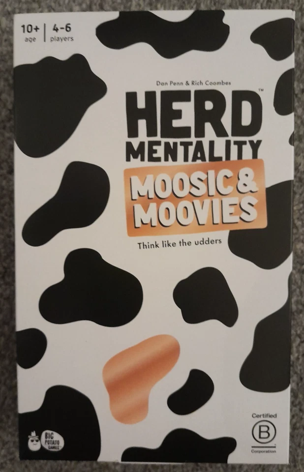 Herd Mentality Moosic & Moovies Party Quiz Question Family Card Game 4-6plyr 10+ - Image 3 of 4
