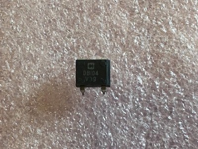 DB104 DIODE BRIDGE RECTIFIER 1A 400V 4-PIN DIP RECTRON (LOT OF 1)
