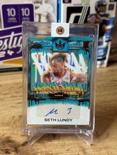 2023-24 Panini Court Kings Fresh Paint Seth Lundy RC Auto /75 Atlanta Hawks