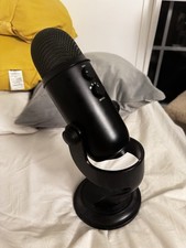 Blue Yeti USB Condenser Microphone Black Mute Switch Volume Control
