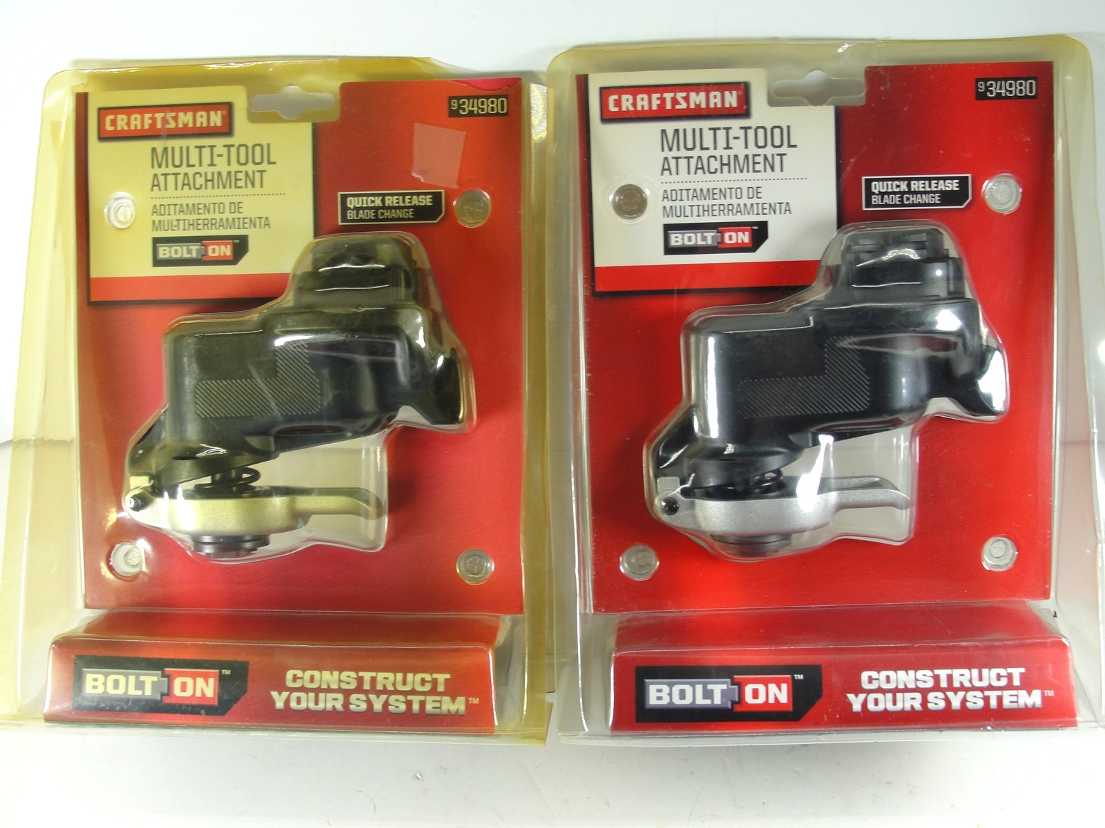 CRAFTSMAN BOLT ON OSCILLATING MULTI-TOOL ATACHMENT 934980 LOT OF 2EA. NEW