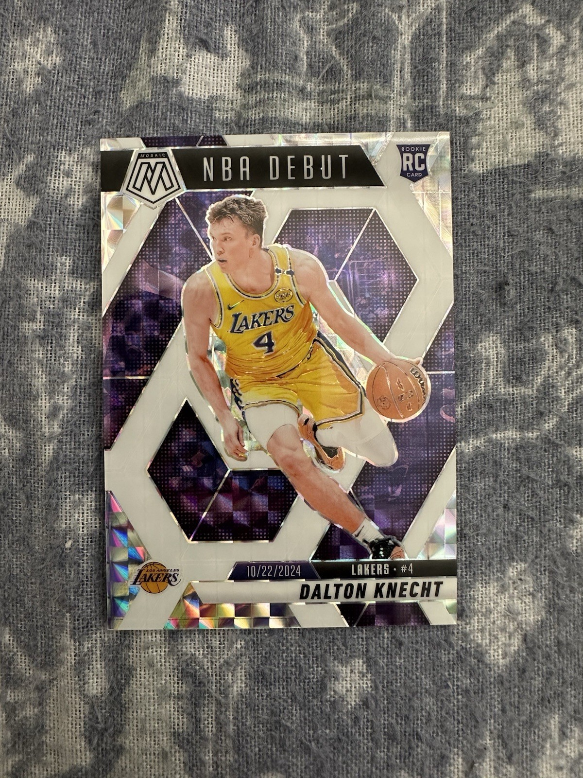 DALTON KNECHT 2024-25 PANINI MOSAIC #264 ROOKIE White /35