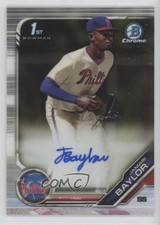 2019 Bowman Draft Chrome Draft Pick Auto Jamari Baylor #CDA-JB Auto 16i3