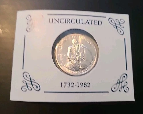 UNCIRCULATED 250 ANIVERSSARY WASHINGTON HALF DOLLAR SILVER 1732 -1982