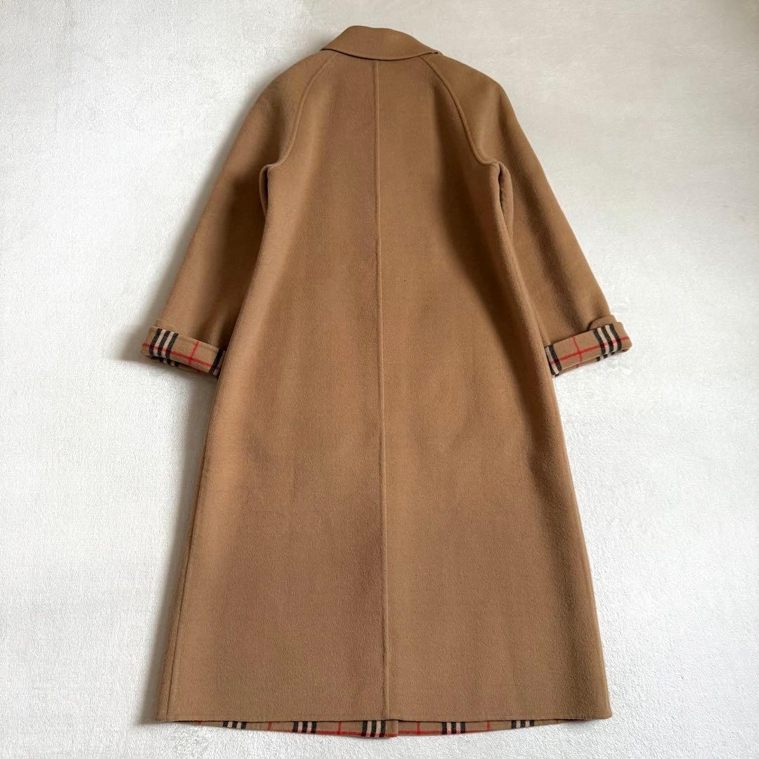 Burberry  s Stand Collar Coat Cashmere Blend Vintage Size 7 thumbnail 6