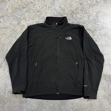 The North Face Jacket Mens Medium Black Apex Softshell Full Zip Outdoor Hiking