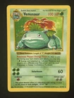 Pokémon TCG Shadowless Venusaur Basr Set Holo #15 LP