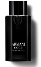 Giorgio Armani CODE 75ml Eau De Toilette EDT Refillable NEW & CELLO SEALED