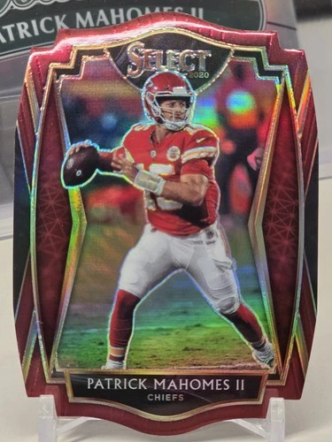 2020 Panini Select - Premier Level Patrick Mahomes II #130 Maroon Prizm Die-Cut