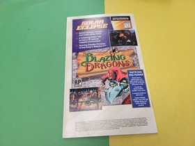 GEX (Sega Saturn, 1995) *Manual Only *No Game Or Case