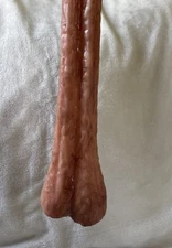 Fake Silicone Testicles For Gage Halloween Prank