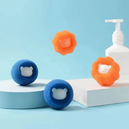 5pcs Reusable Pet Hair Remover Laundry Balls Washing Machine Lint Fur Catcher - Picture 3 of 10