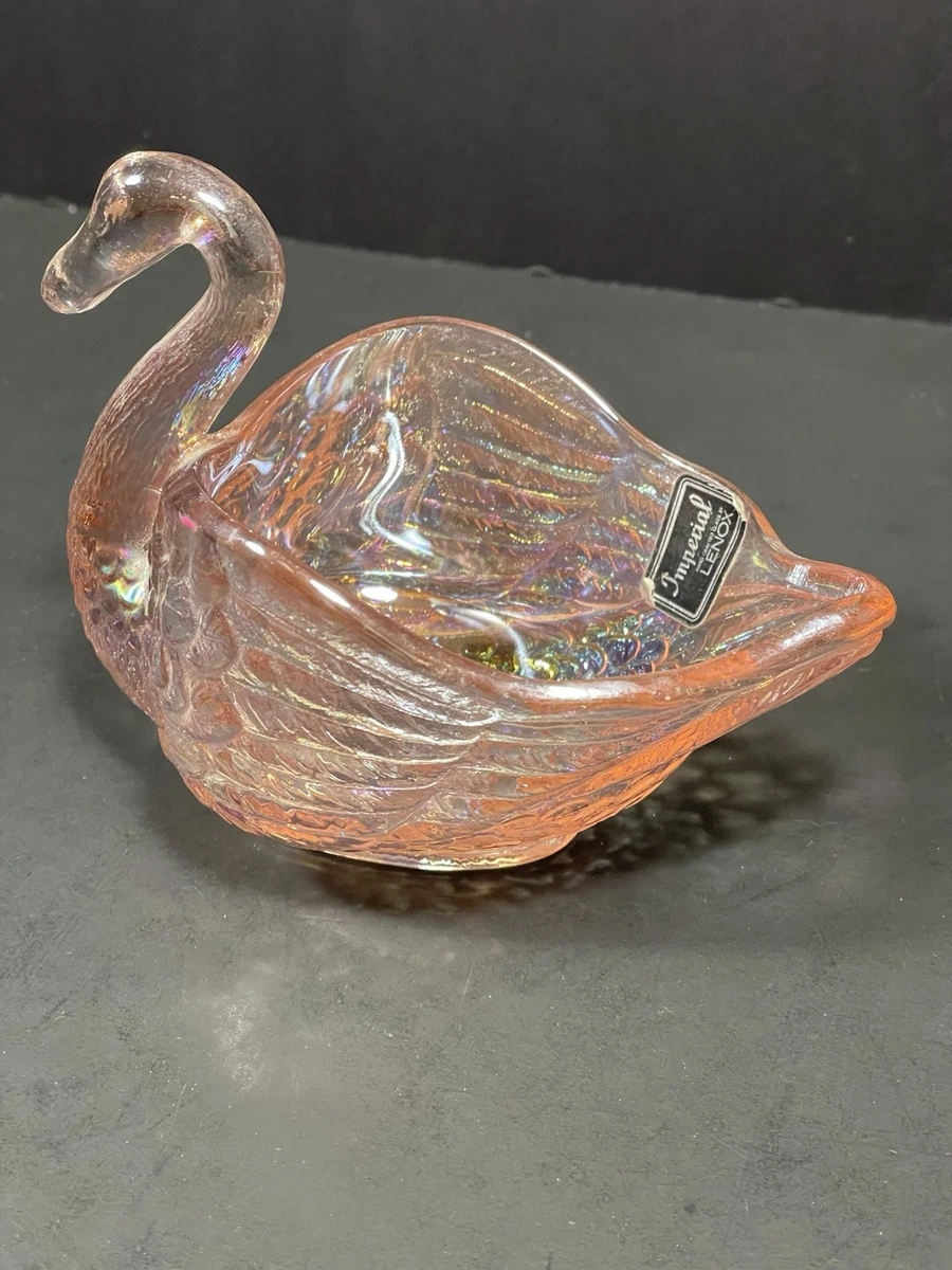 ウランガラス　スワン　キャンディディッシュ carnival glass swan products for sale | eBay