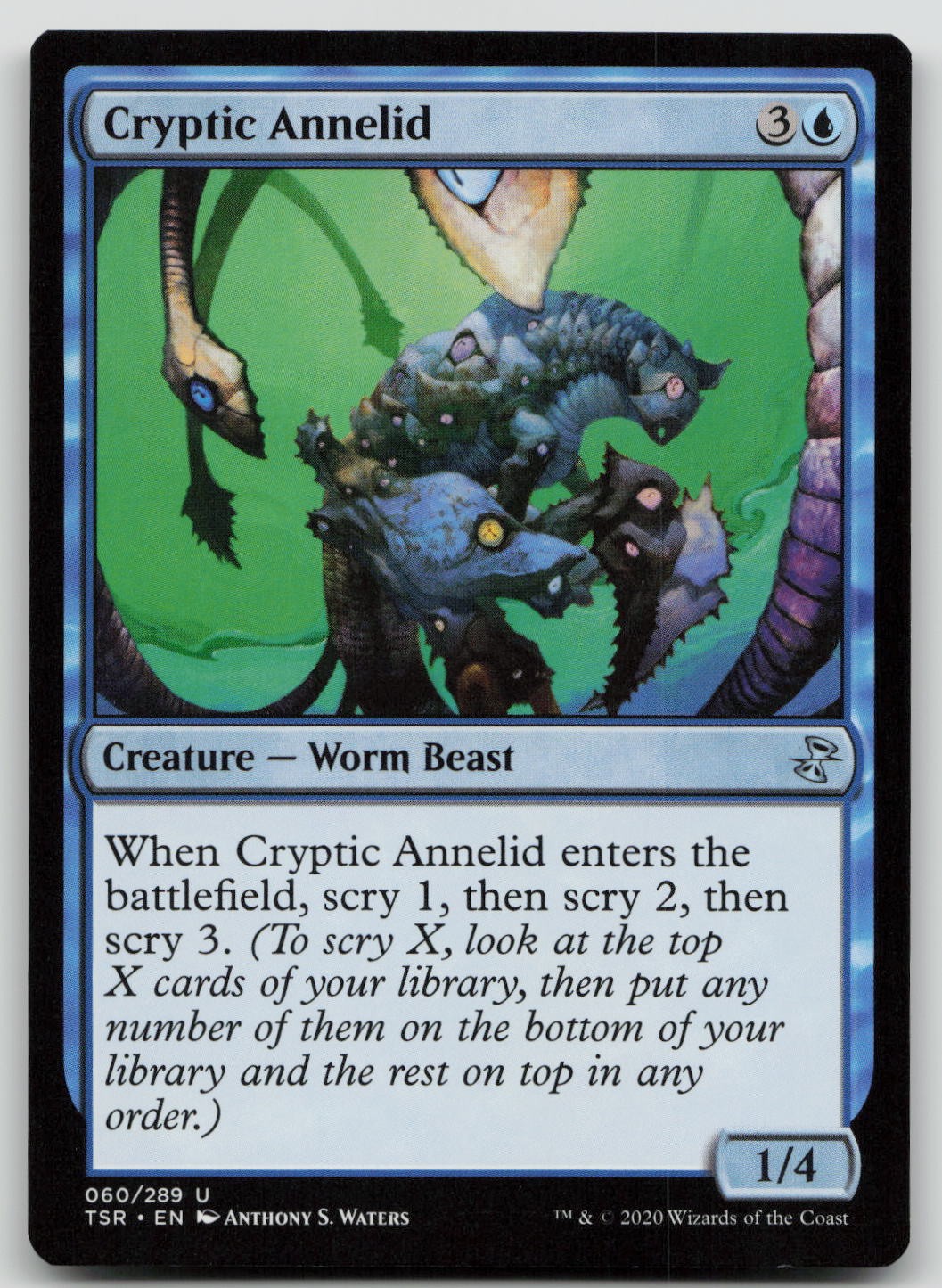 Cryptic Annelid #60 (NM) Time Spiral Remastered TSR Magic MTG