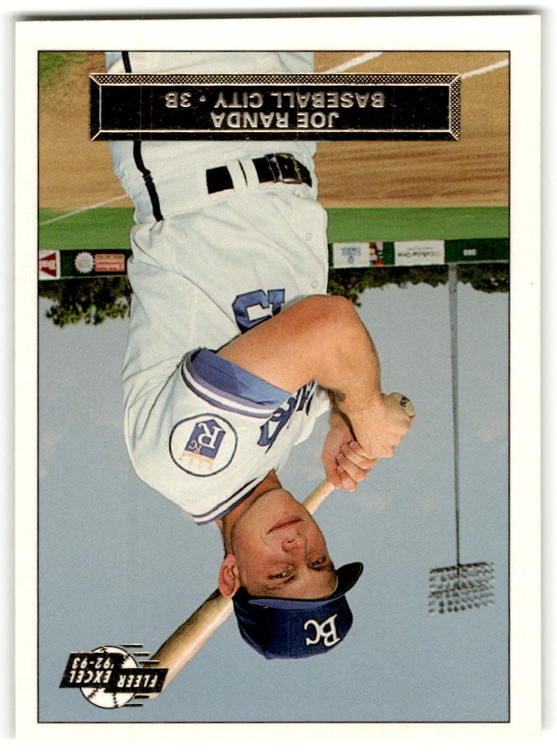 1992-93 Fleer Excel #177 Joe Randa Baseball City Royals